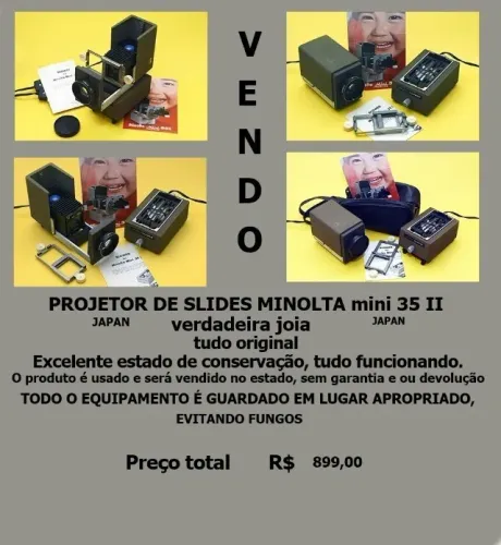 Projetor Minolta 35mm
