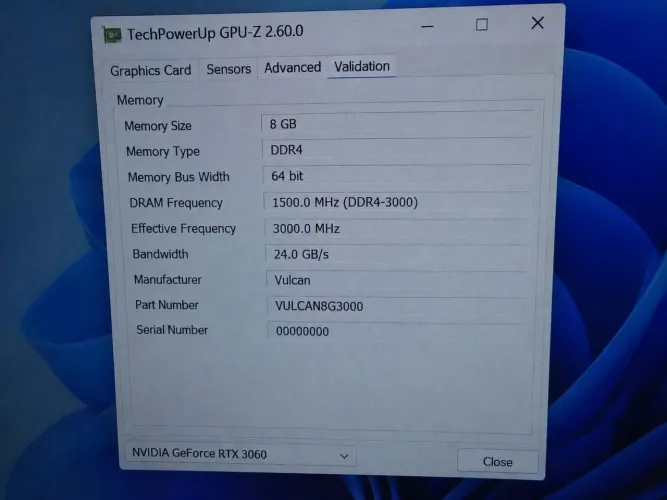 2x MEMÓRIA RAM DDR4 8GB - 3000MHZ VULCAN
