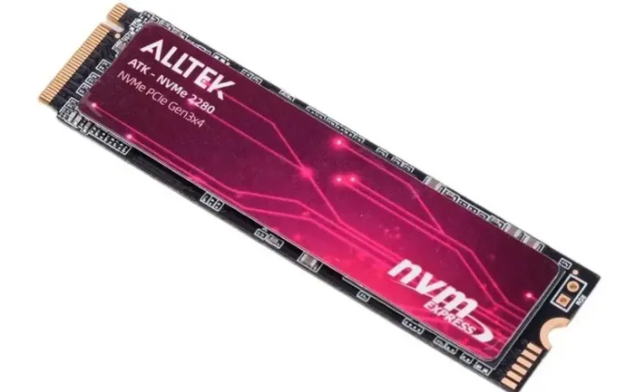 SSD M.2 NVMe PCIe 256GB Alltek 2280 Leitura 1700MB/s