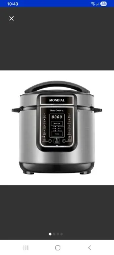 vendo panela pressão elétrica mundial 6l