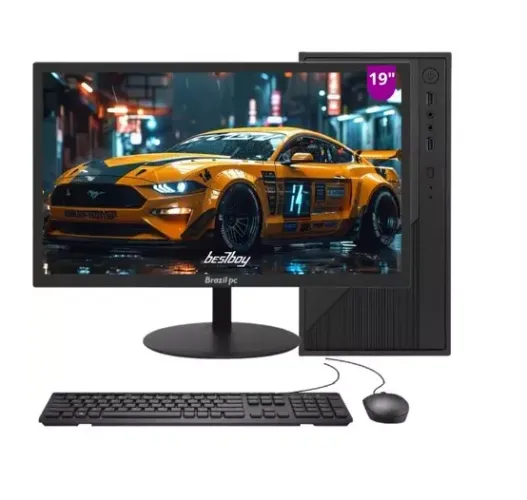 Computador Completo Intel I5 Novo 4gb 240gb Monitor Seminovo 19" Windows 10