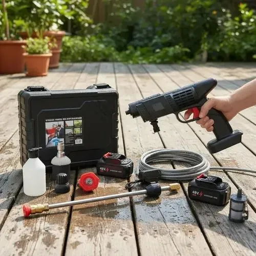 Lavadora Wap Alta Pressão Portátil com 2 Baterias 48v