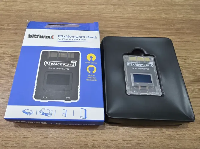 PSxMemCard Gen2 Memory Card Infinito para PlayStation 1 e 2 Novo
