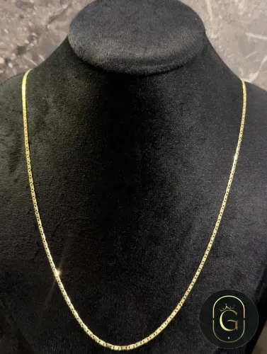 Cordão de ouro piastrine italiano 7.4g 70cm ( LOJA FÍSICA )