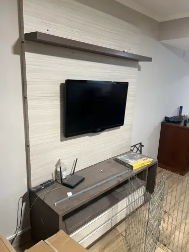 Rack com painel 