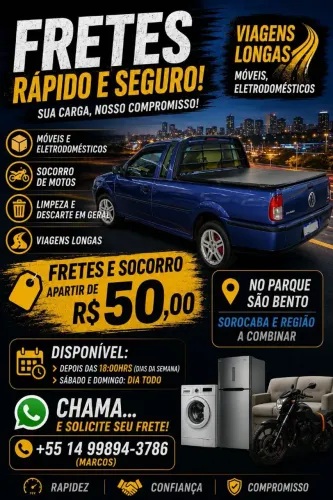 Fretes pequenos