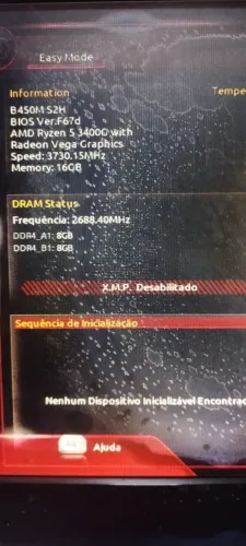 Pc Gamer Rizen 5 3400G