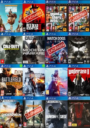 Jogos PS4 Originais Mídia Física