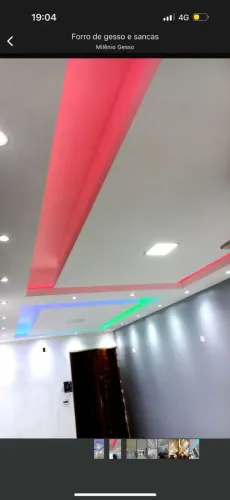 Decoração de gesso