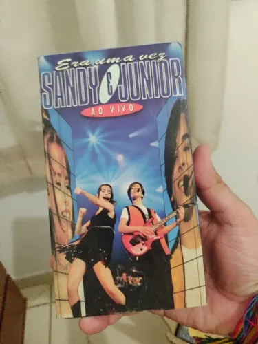 Fita VHS Sandy e Junior Era Uma vez ao vivo + VHS todas as estações