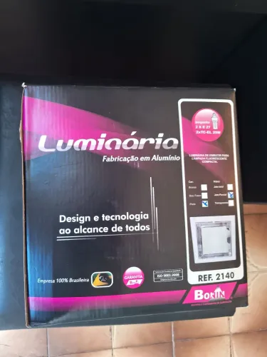 06 Plafon embutido quadrado 2 lamp E27 bonin cor preta ref 2140 