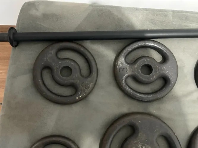 Vendo planilhas e barras musculação
