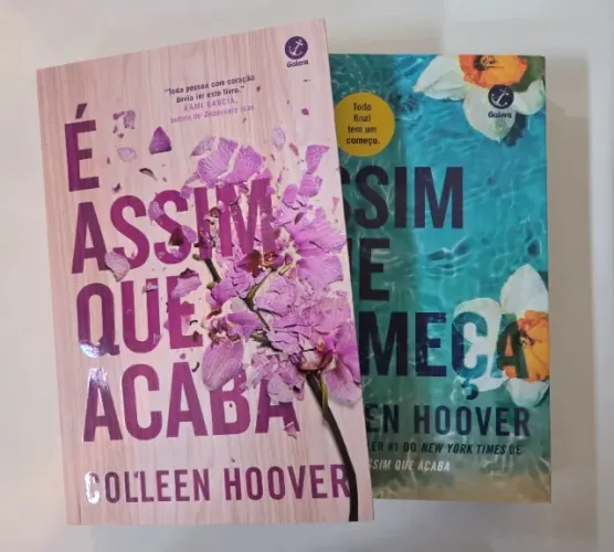 Livros "É Assim que Acaba" e "É Assim que Começa" - Colleen Hoover
