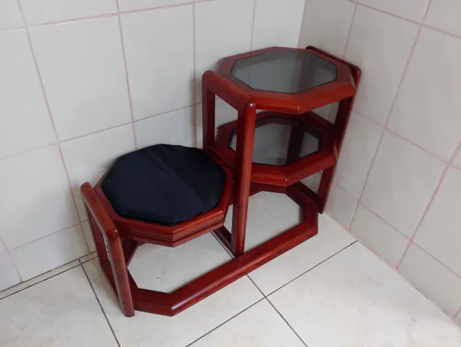 Mesa vintage antiga madeira maciça