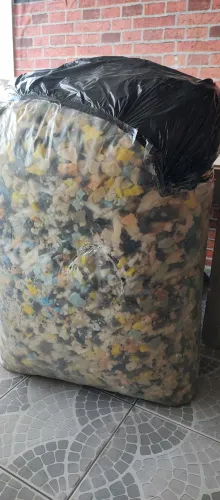 Saco de espuma em flocos 9,5kg