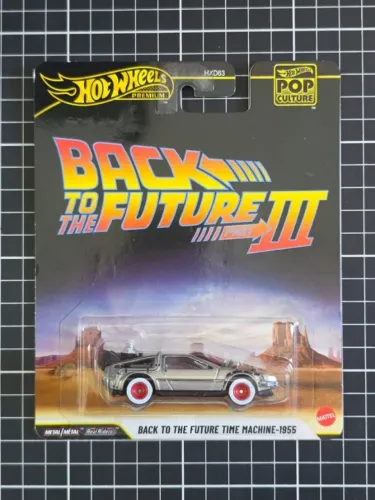 Back To The Future Time Machine-1955 - Hot Wheels Temático De Volta Para O Futuro