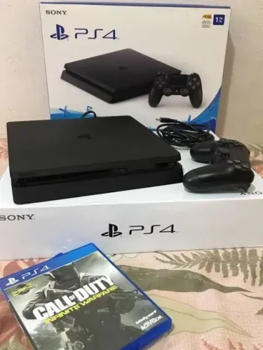 VENDO console ps4 1tb slim com jogos de brinde
