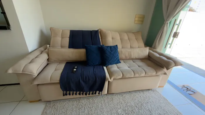 SOFÁ RETRÁTIL SOB MEDIDA C/ Pillow top
