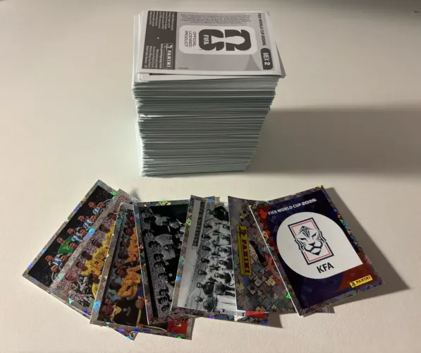 Lote com 500 figurinhas Copa do Mundo 2026 - Sem repetição