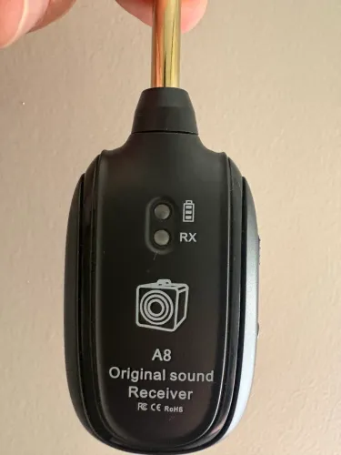 Transmissor sem fio para instrumentos musicais