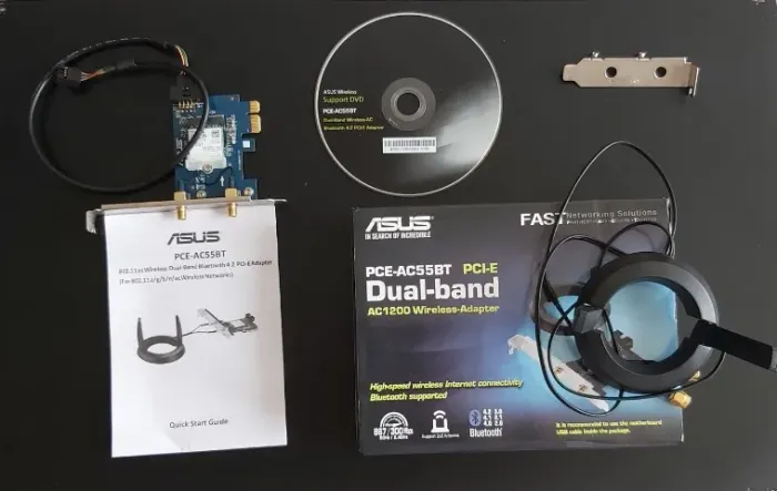 Asus adaptador bluetooth e wireless PCE-AC55BT