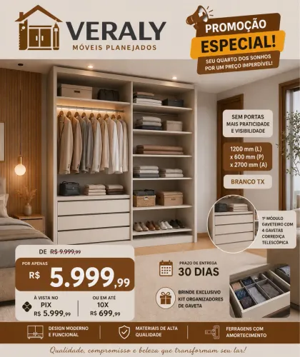 Guarda roupas planejado !!! 