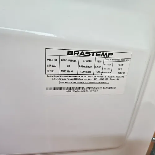 Micro-ondas 38l Brastemp