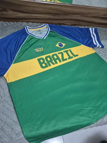 CAMISETA BRASIL 22 FLÁVIO BOLSONARO NOVA AMERICANA 4XL (BEM GRANDE)