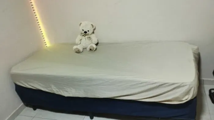 Cama Box de Solteiro com Colchão