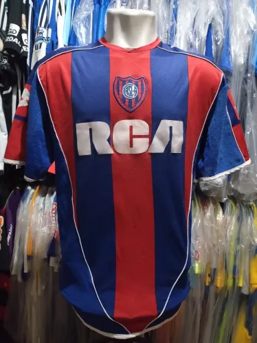 Camisa do San Lorenzo temporada 2005/2006 Lotto