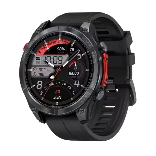 Smartwatch Zeblaze Stratos 4 GPS AMOLED 1.43 Bússola Embutida Altímetro Barométrico Lanter