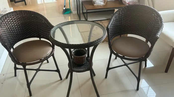 Conjunto mesa varanda