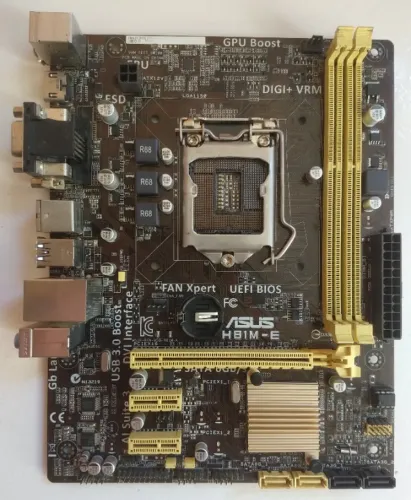 PLACA MÃE ASUS H81M-E - Leia a descrição