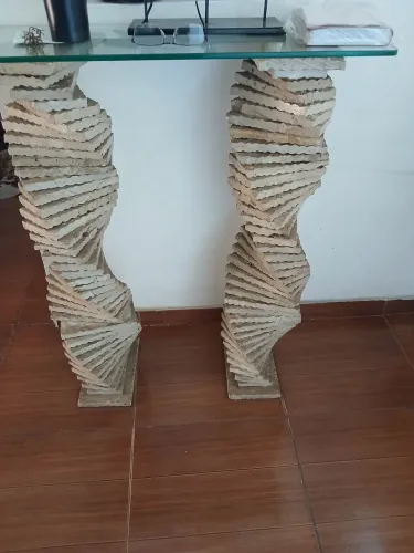 Aparador em escultura de Pedras
