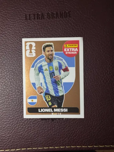 Figurinha Messi Bronze - 2026