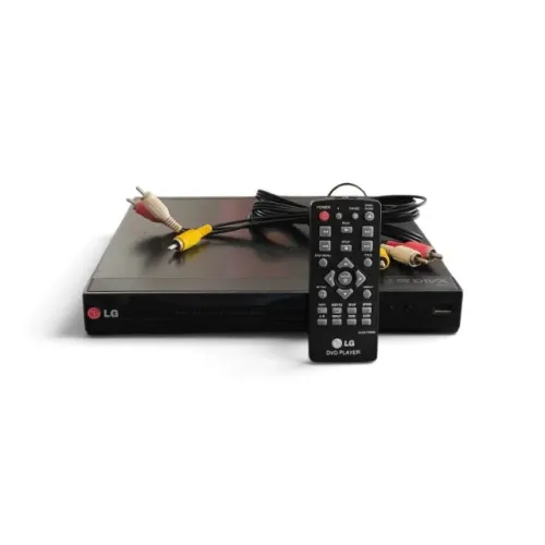 Aparelho de DVD marca LG em ótimo estado de funcionamento com Controle e Cabo