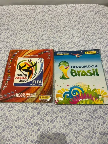 Álbuns das copas de 2010 e 2014 COMPLETOS