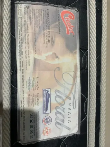 Colchão Castor com Mola e cama box 