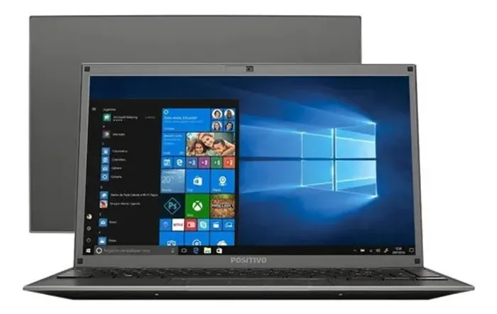 Notebook Positivo Motion C41td Ddr3 4gb Hd 1tb Cinza