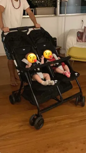 Carrinho de bebê para gêmeos Ohlalà Twin Chicco