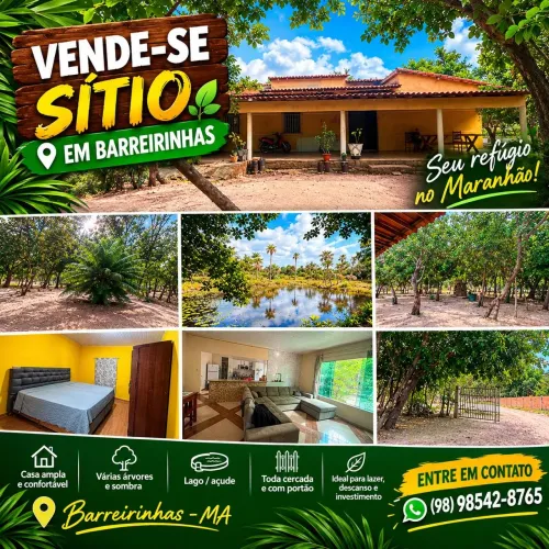 Vendo sitio em barreirinhas