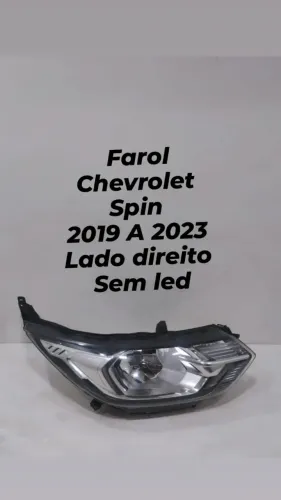 Farol Chevrolet Spin 2019 2020 2021 2022 2023 Lado Direito Sem LED