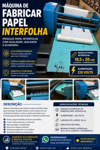 Máquina de Papel Interfolha