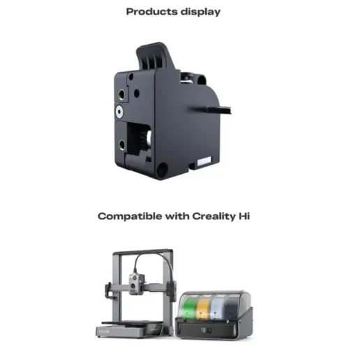 Extrusora Creality HI Original | Alto Torque 80N | Sensor de Quebra de Filamento Integrado