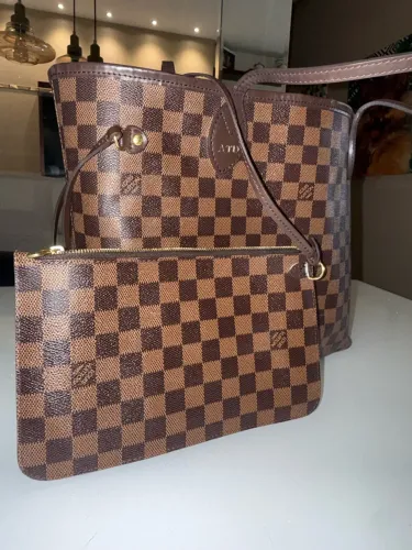 Bolsa louvitton neverfull mm damier ebene