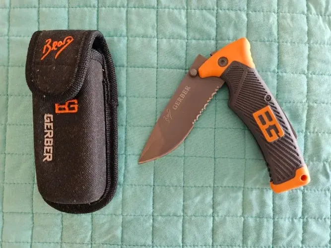 FACA CANIVETE GERBER BEAR GRYLLS ORIGINAL + BAINHA