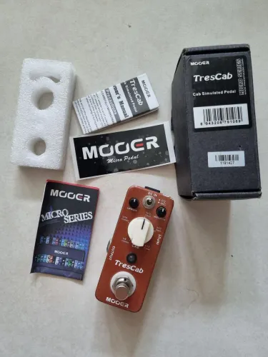 Pedal mooer trescab simulador gabinete 