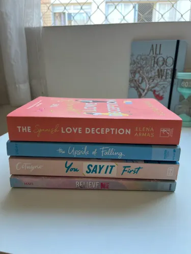 Kit Livros importados the Spanish love decepcion, believe me +
