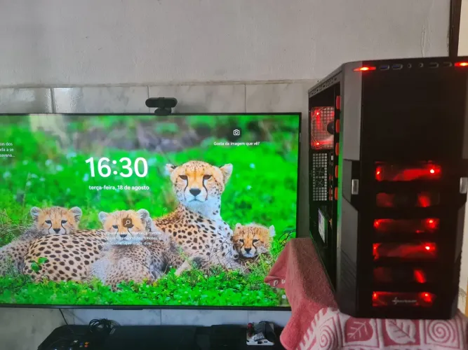 Pc gamer pronto para uso (troco / aceito cartão)