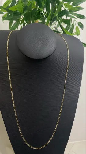 Corrente em ouro 18k, 65cm